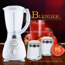 New Design Factory Price 1.5L Plastic Jar 3 in 1 Electric Blender With Two Grinders